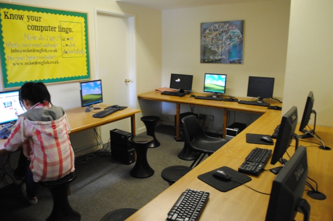 Компьютерный класс в The Oxford English Centre